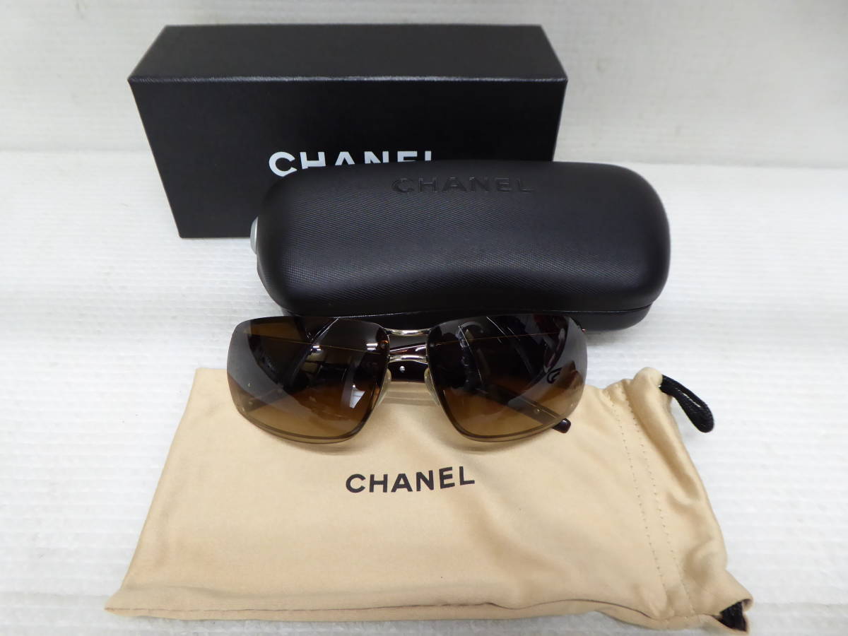 Yahoo!オークション - CHANEL シャネル サングラス ブラウン Yahoo!オークション - CHANEL シャネル サングラス ブラウン