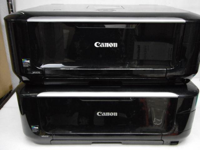 Cannon Canon ink-jet printer multifunction machine MG6230 black 2 pcs. set junk Z-e