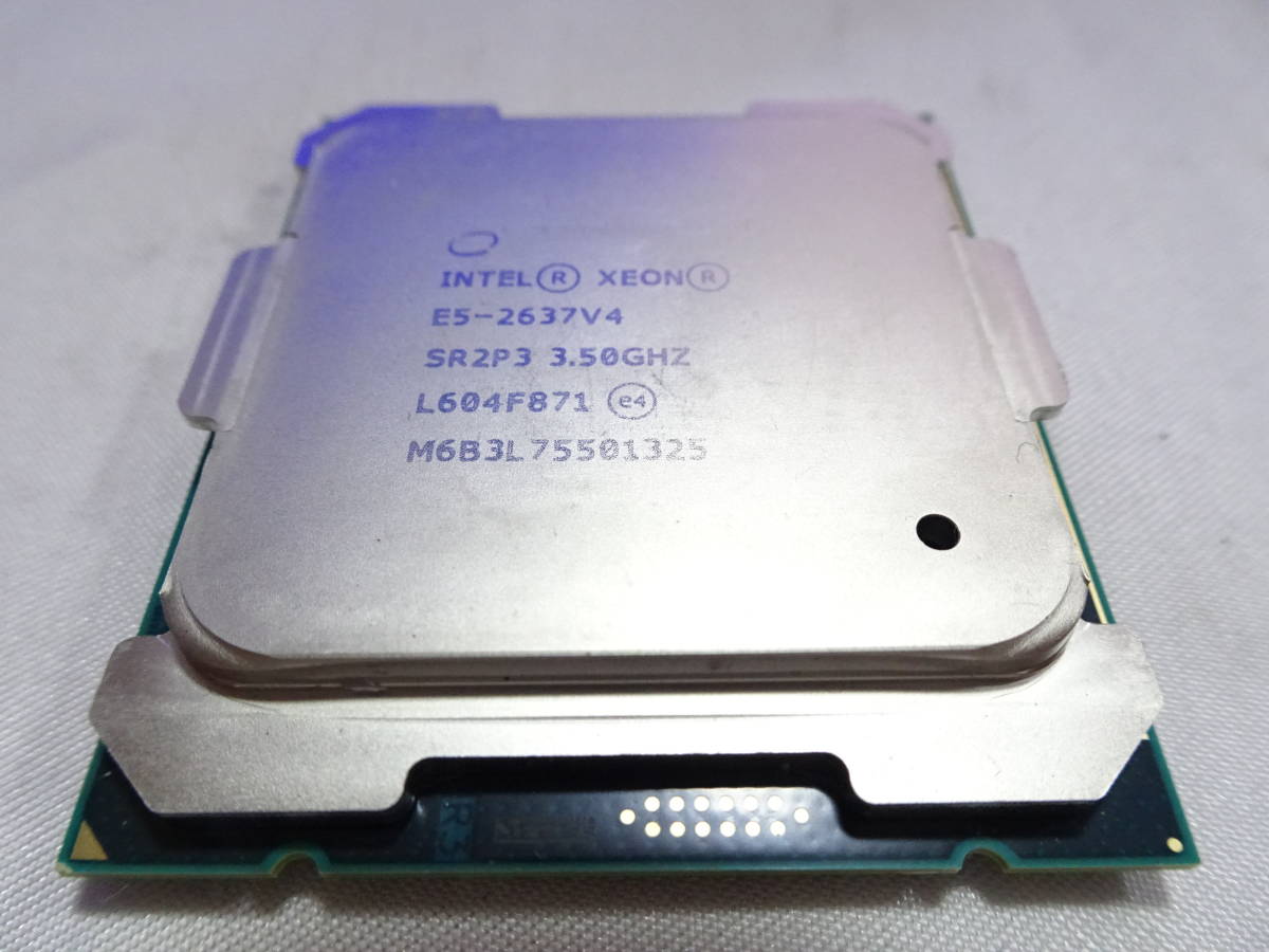 美品 インテル Intel Broadwell E5-2637V4 プロセッサー 3.50GHz SR2P3 LGA2011-3 動作検証済 1週間保証_画像3
