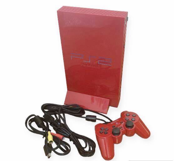 全世界限定 超激レア SONY PS2 ヨーロピアンレッド SCPH-30000 RSRの画像1