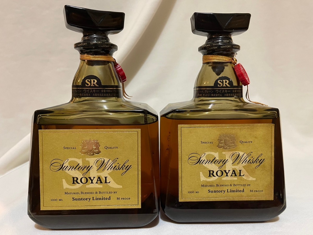 サントリー　ローヤル　10本セット 1000ml〜700ml 未開栓　まとめ SUNTORY ROYAL 12年 スリム　ウイスキー_画像4