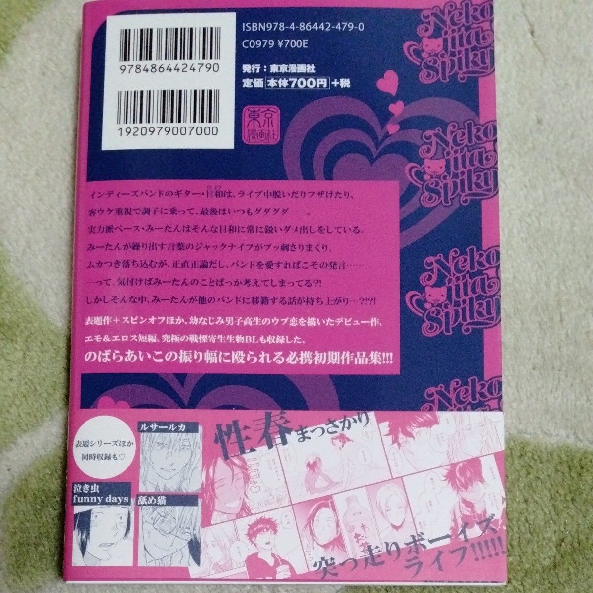 BL漫画2冊売り　ネコジタスパイキー　のばらあいこ　かみは愛しのライアーボーイ　赤いシラフ　