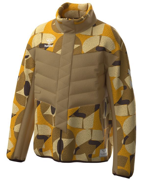 L-O size hyumeruPLAY boa fleece jacket HAW2141 print pattern 