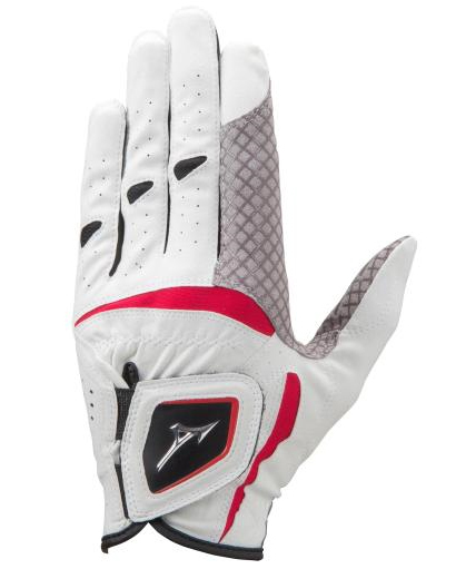  Mizuno W-GRIP gloves [ left hand for ]5MJML051-01 white × red 25cm