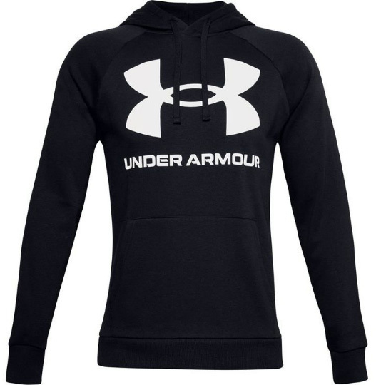 UA rival fleece f-ti-[ big Logo ] 1357093-001 black XL size 