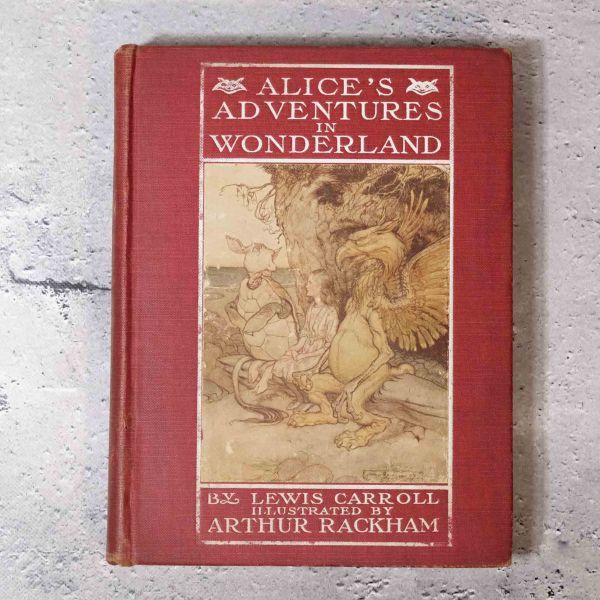 不思議の国のアリス 画：アーサー・ラッカム 挿絵本 1907年 初版 カラー図板13点（別刷り）すべて有り 洋書_画像2