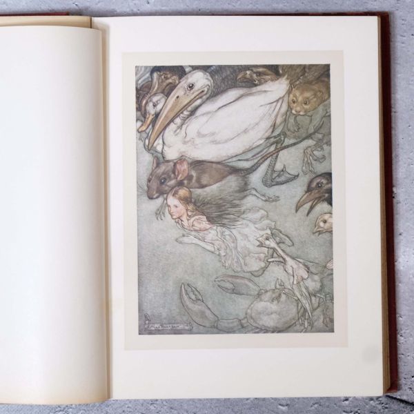 不思議の国のアリス 画：アーサー・ラッカム 挿絵本 1907年 初版 カラー図板13点（別刷り）すべて有り 洋書_画像8