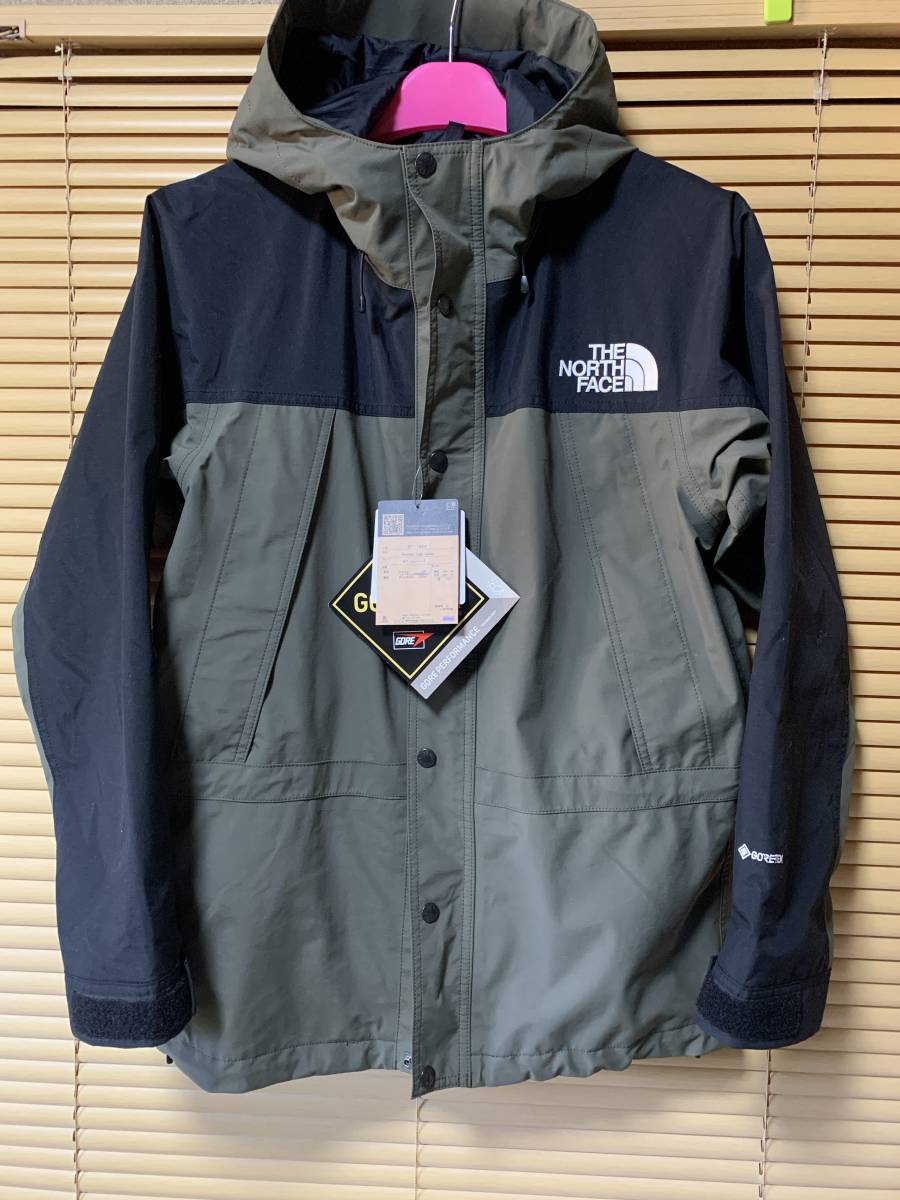 【Mサイズ】THE NORTH FACE ザ ノースフェイス マウンテン ライト ジャケット パーカー メンズ ニュートープ(NT)ブラックNP11834 中古品_画像1