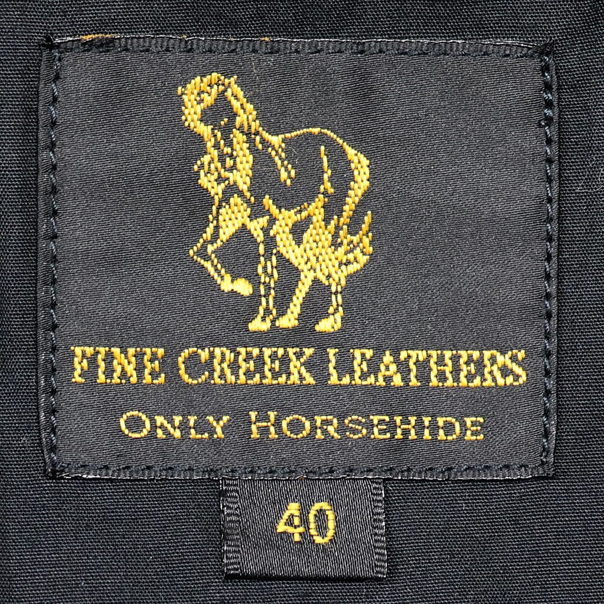 Fine Creek Leathers (ファインクリークレザーズ) Richmond / リッチモンド 1st Type size 40(L) / ホースハイド / ファーストタイプ_画像9
