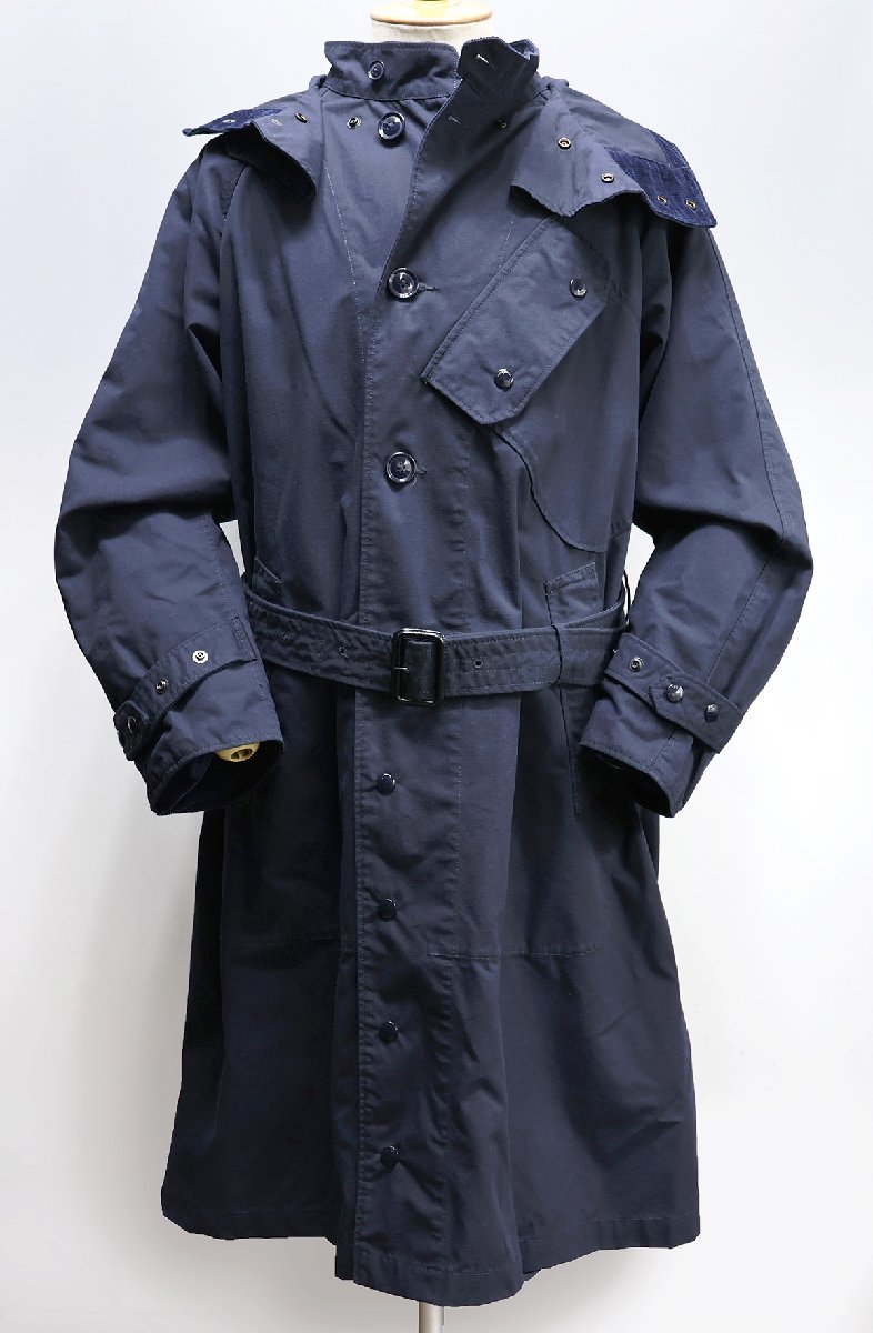 Engineered Garments (エンジニアドガーメンツ) Riding Coat - Nyco Ripstop / ライディングコート リップストップ 美品 ネイビー size S_画像1