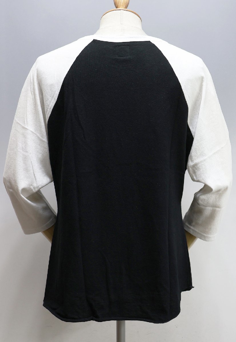 JELADO (ジェラード) Hells Tee / ヘルズTシャツ AB71210 未使用品 ブラック × オフホワイト size 38(M) / ベースボール_画像3