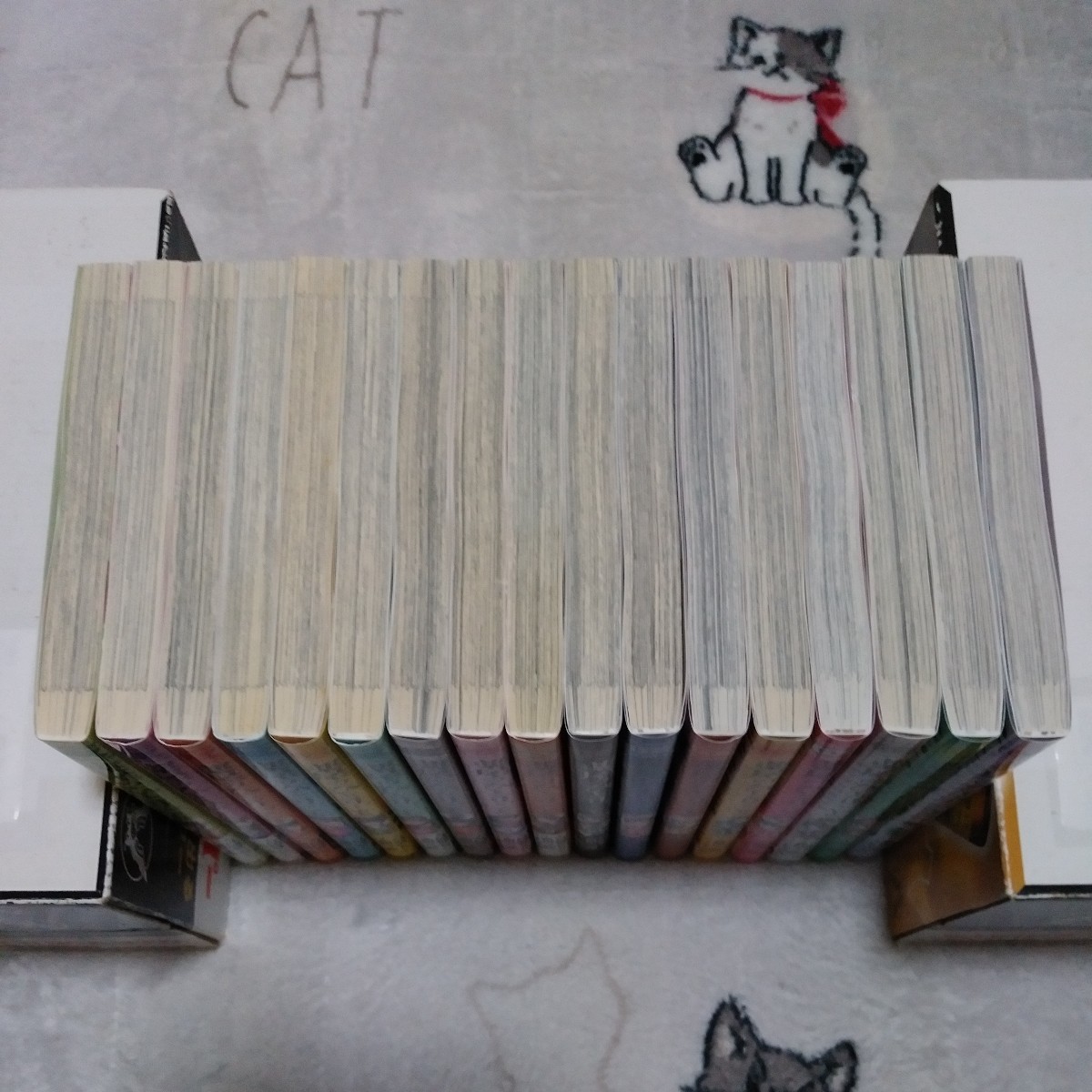 薬屋のひとりごと~猫猫の後宮謎解き手帳~　1~17巻セット　日向夏　倉田三ノ路_小口上部です