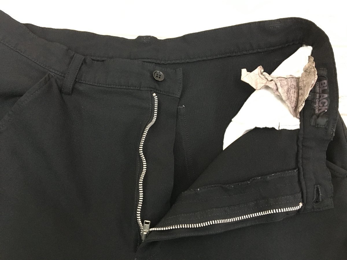 131A BLACK COMME des GARCONS パンツ PANTS ブラック コムデギャルソン【中古】_画像6