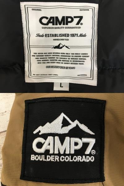 135B CAMP7 WOMAN DOWN JACKET キャンプセブン ダウンジャケット CP42260002【中古】_画像9