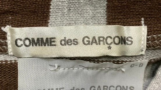 135A COMME des GARCONS ギャルソン ボーダー トップス【中古】_画像8