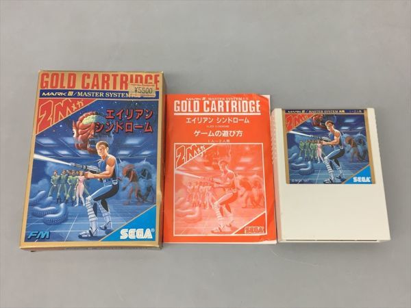 ゲームソフト エイリアン シンドローム 2M SEGA 説明書付き 2311BKO051_画像1