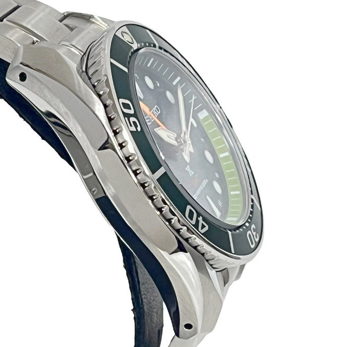 SEIKO/セイコー プロスペックス GMT　グリーン SBPK001/5K65-0AA0 腕時計 ステンレススチール クオーツ 緑文字盤 メンズ_画像2