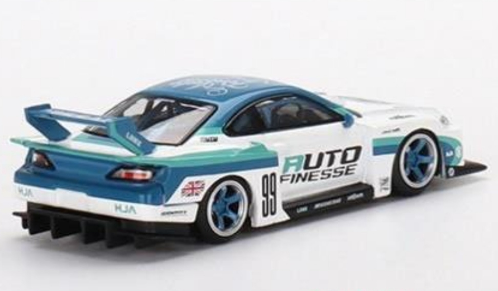 即決！ TRUESCALE MINI GT 1/64 LBスーパーシルエット ニッサン シルビア S15 Auto Finesse 右ハンドル 新品・未開封品_画像4