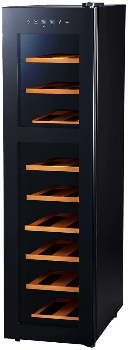  great popularity commodity wine cellar 18ps.@ storage BWC-018P black 2 temperature obi Japan Manufacturers made peru che adoption compact model quiet sound type domestic support PlusQ