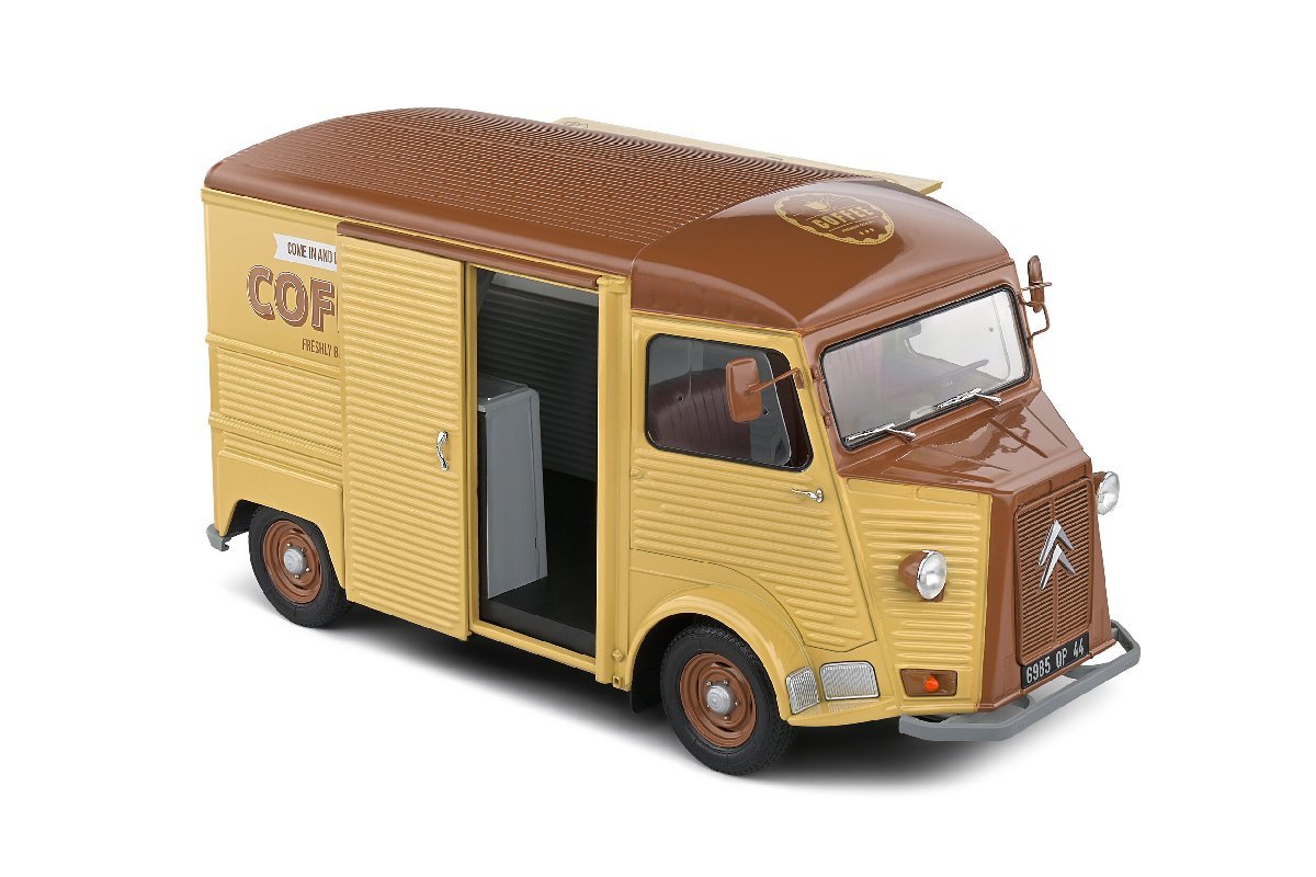  Solido 1/18 Citroen HY Cafe * Anne byu Ran to1969 SOLIDO CITROEN TYPE HY CAFE AMBULANT minicar 