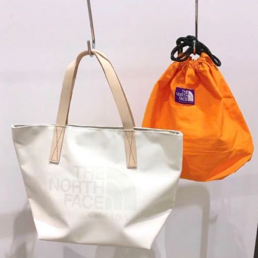 未使用 ノースフェイスパープルレーベル トートバッグ スモールトートバッグ ナナミカ nanamica TPE SMALL TOTE BAG NN7251N Ivory