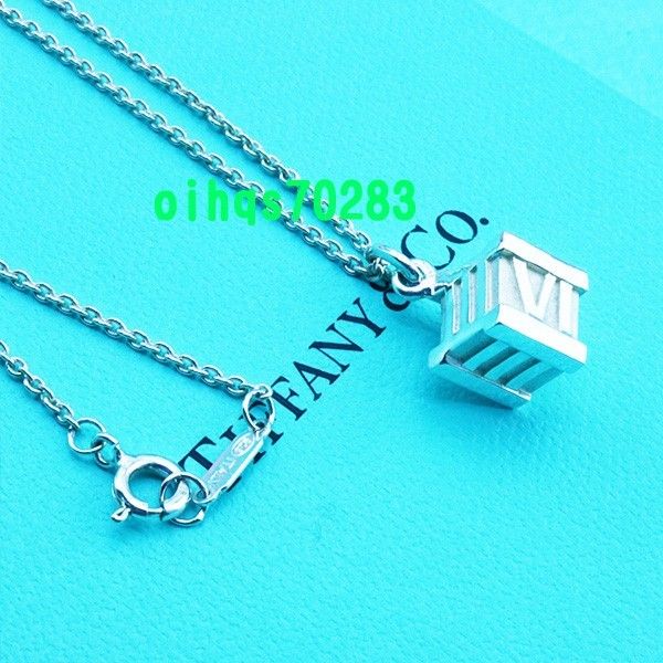 新品　未使用 TIFFANY &Co. ティファニー アトラスキューブネックレス