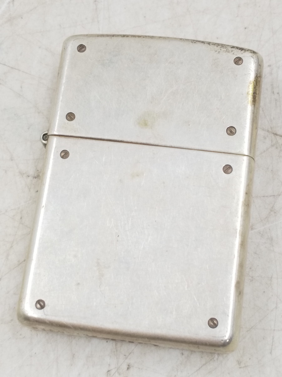 Y11-358　ZIPPO　ジッポー　ライター　レトロ　2004　STERLING_画像1