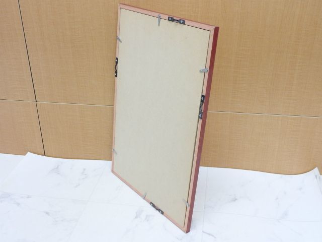 中古 渡辺あきお カップル 542/800 ダイヤモンド・スクリーニング 額装 真作保証 現状渡し_画像8