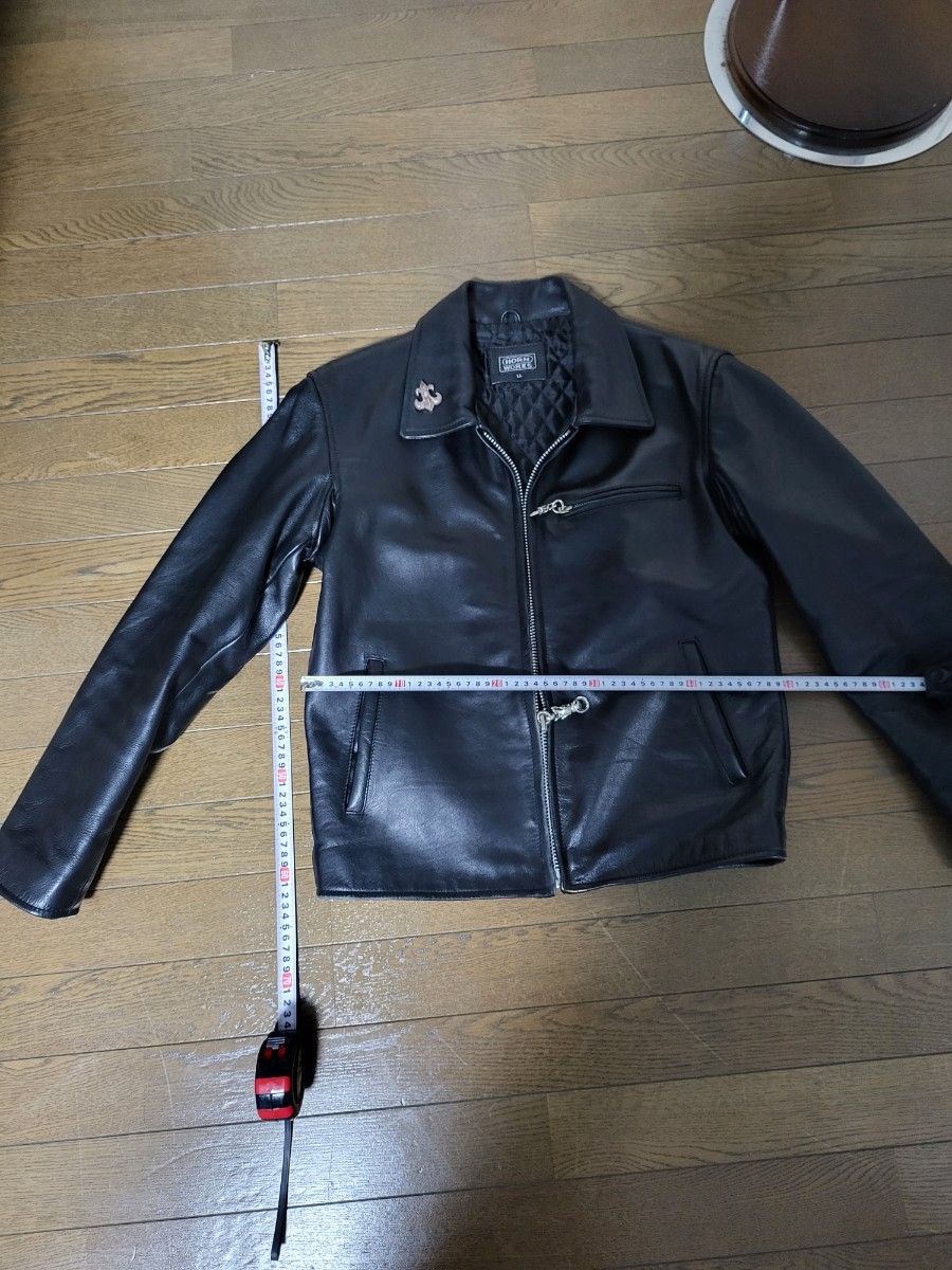 本革 革ジャン カスタム 刺繍ワッペン 革 LLサイズ ゴリラ 本革 革ジャン カスタム 刺繍ワッペン 革 LLサイズ ゴリラ