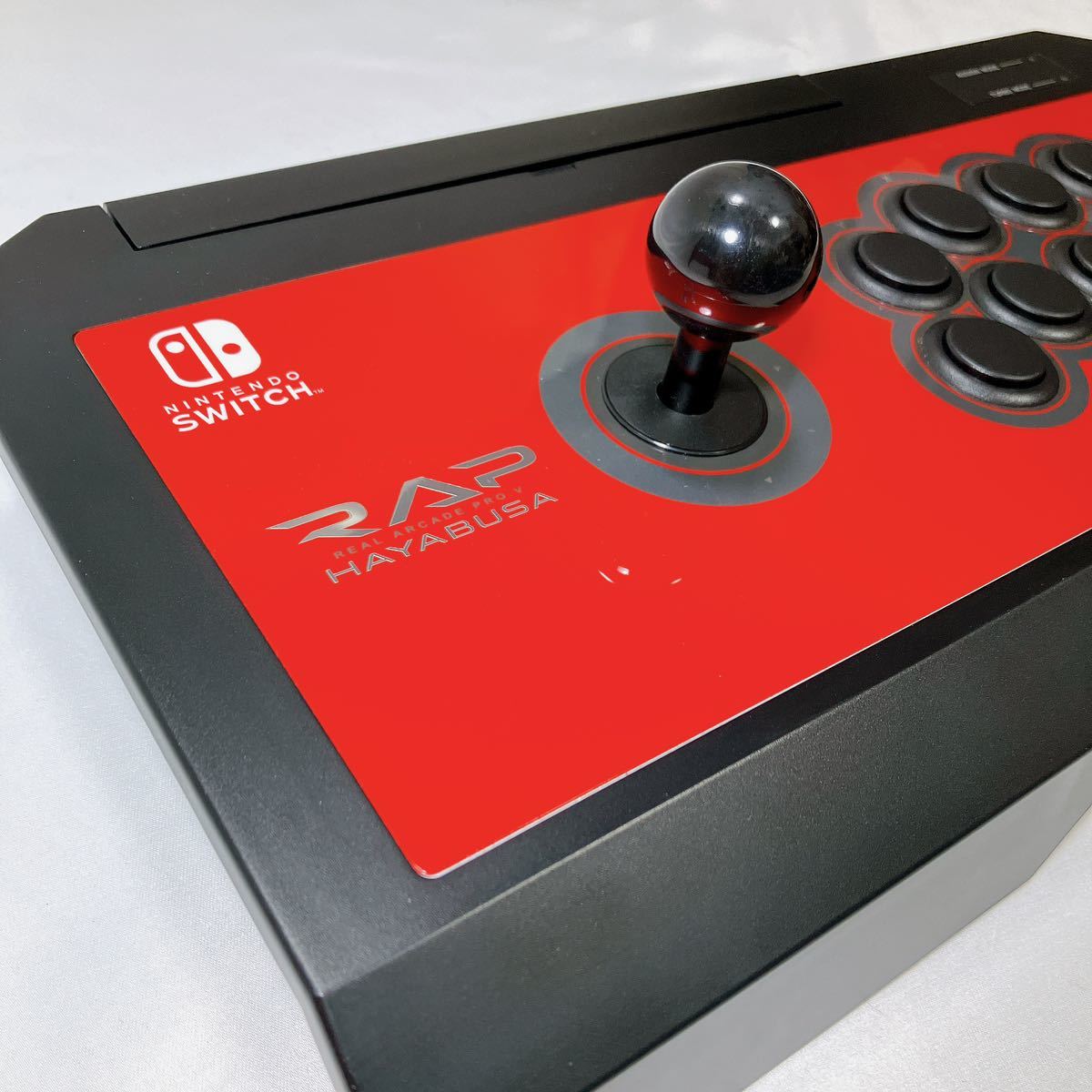 動作品 ニンテンドースイッチ対応 RAP リアルアーケードPro.V HAYABUSA for Nintendo Switch HORI アーケードコントローラー アケコン 箱無_画像3