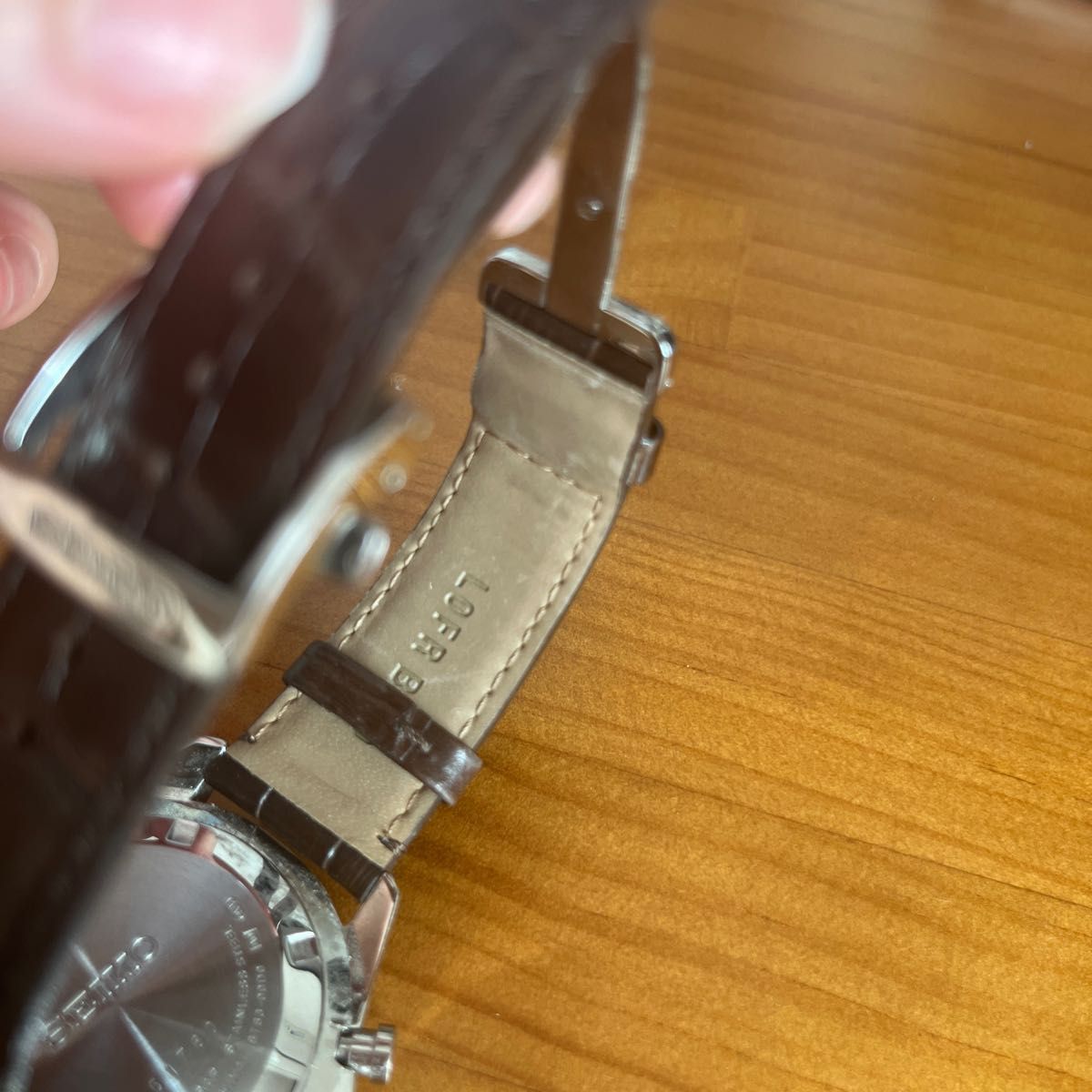 セイコーウオッチ] 腕時計 セイコー セレクション クオーツクロノグラフ(横三ツ目) SBTR017 メンズ ブラウン SEIKO