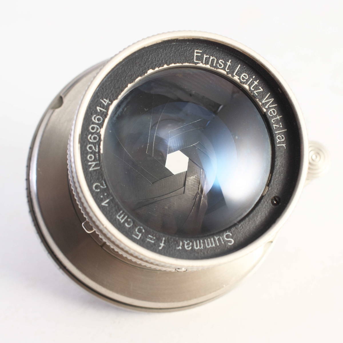 レア ニッケル Leica Summar 5cm f2 ズマール 50mm ライカ Lマウント ドイツ製 Kenkoフィルター付属 超極美品_画像10