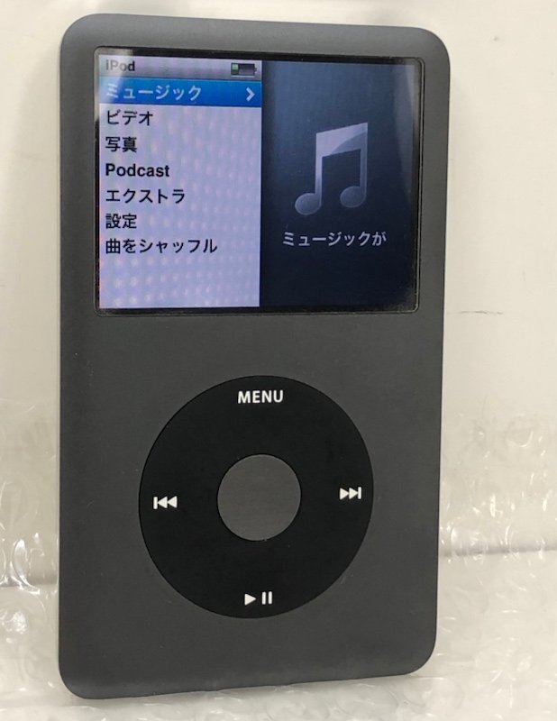 Apple iPod classic アップル アイポッド クラシック A1238 ブラック 160GB 本体のみ 231106SK240558_画像2