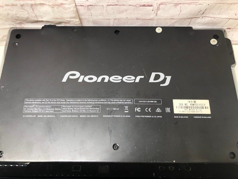 現状品 通電OK Pioneer DJコントローラー ２台まとめ売り /DDJ-WEGO3-K 2014年製/DDJ-WEGO4-K 2018年製/ 231110SK280624_画像5