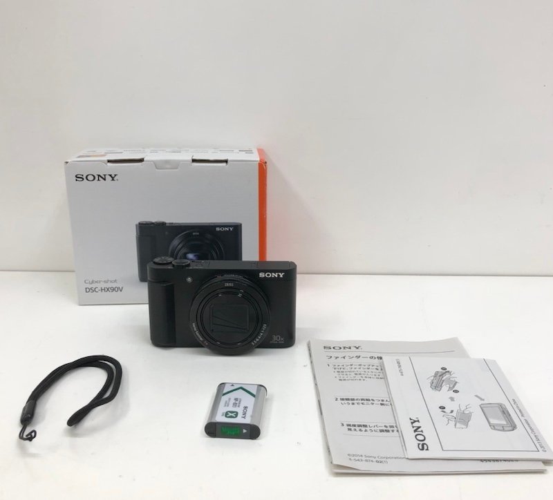 【ジャンク品】SONY ソニー Cyber-shot デジタルカメラ DSC-HX90V ブラック 231108SK191089_画像1