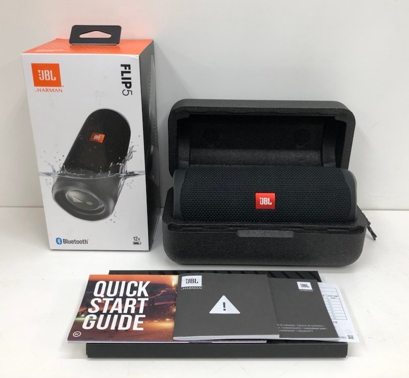 JBL FLIP5 Bluetoothスピーカー ワイヤレススピーカー ブラック 231107SK280724_画像1