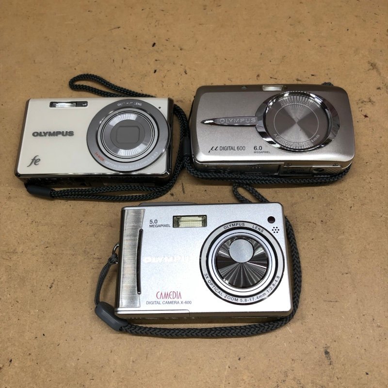 【ジャンク品】OLYMPUS CAMEDIA X-600 FE-5030 SP-510UZ 他 デジタルカメラ まとめ売り 10個セット 220603SK280178_画像8