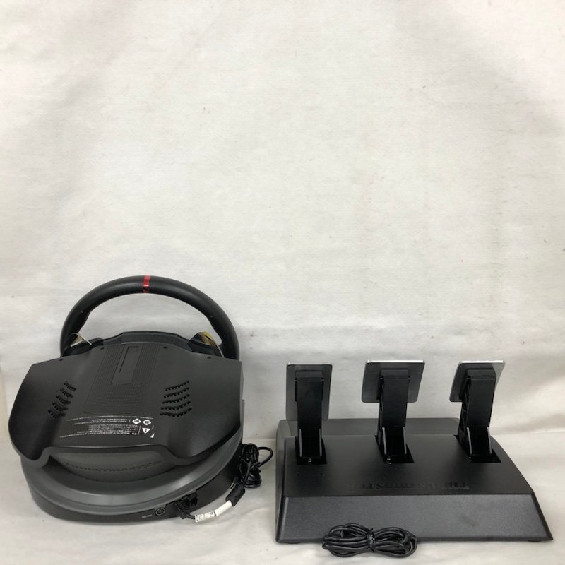 【ジャンク品】Thrustmaster スラストマスター T500RS レーシングホイール ペダル T3PA GT 231005KS210026_画像5