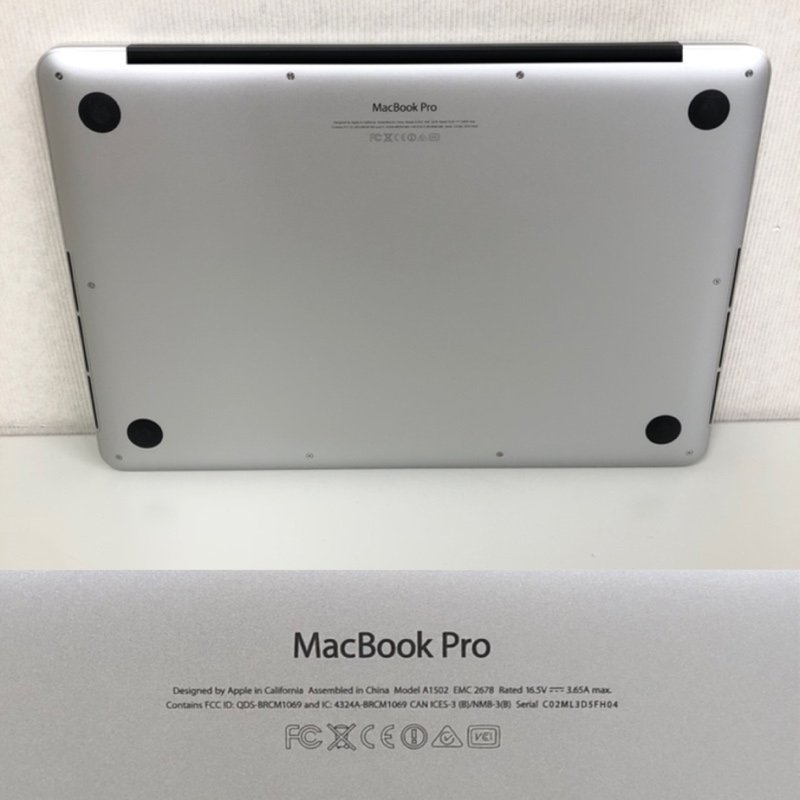 Apple MacBook Pro Retina 13inch Late 2013 ME865J/A BTO BigSur/Core i5 2.4GHz/16GB/256GB/A1502 231102SK200015_画像7