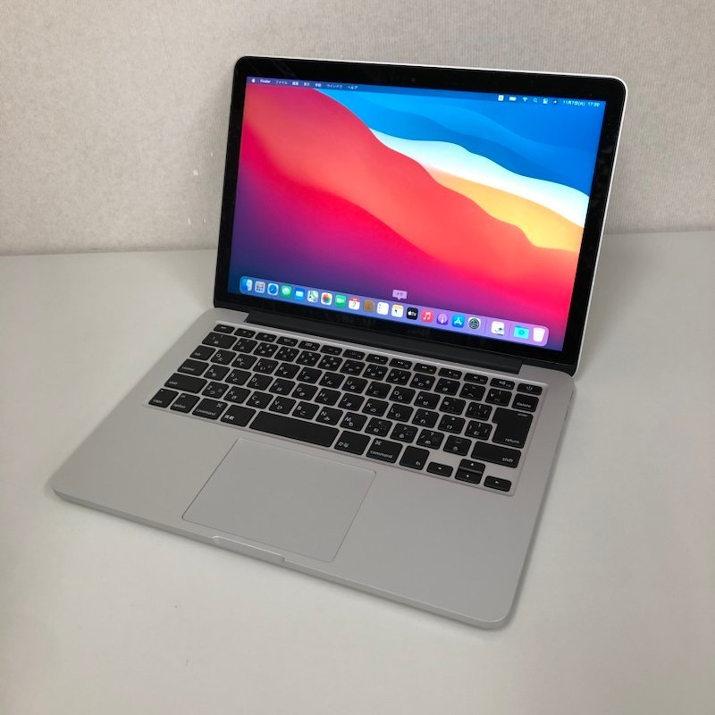 Apple MacBook Pro Retina 13inch Late 2013 ME865J/A BTO BigSur/Core i5 2.4GHz/16GB/256GB/A1502 231102SK200015_画像2