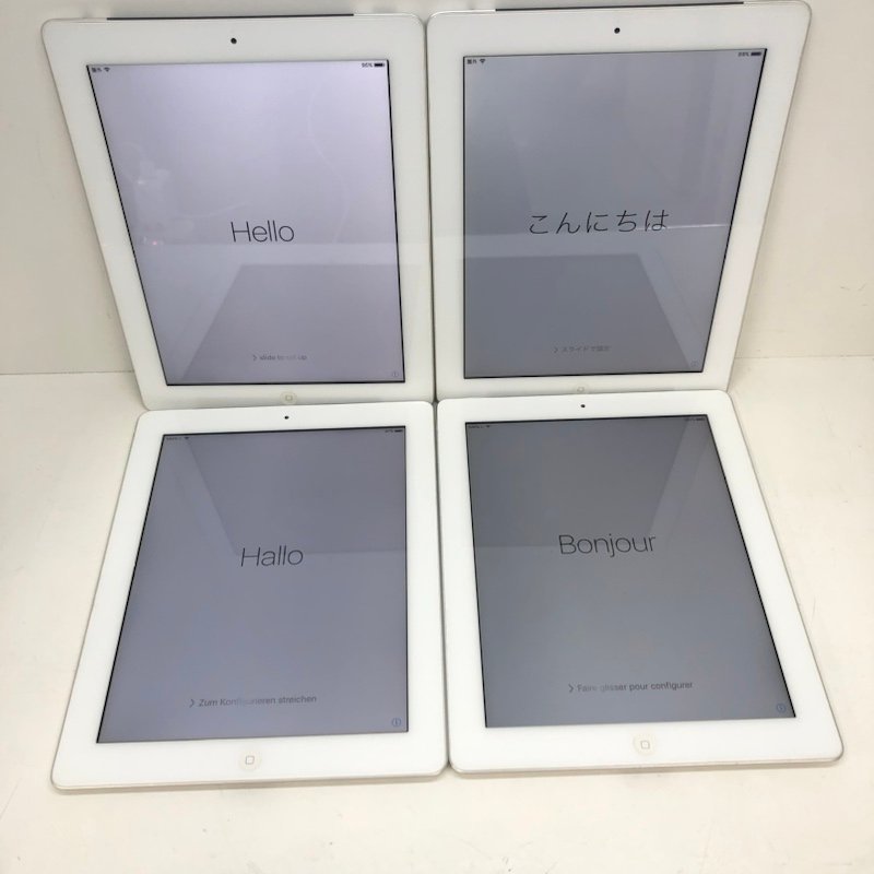 ジャンク品】 Apple iPad 2 MC982J/A A1396 16GB ホワイト Wi-Fi +