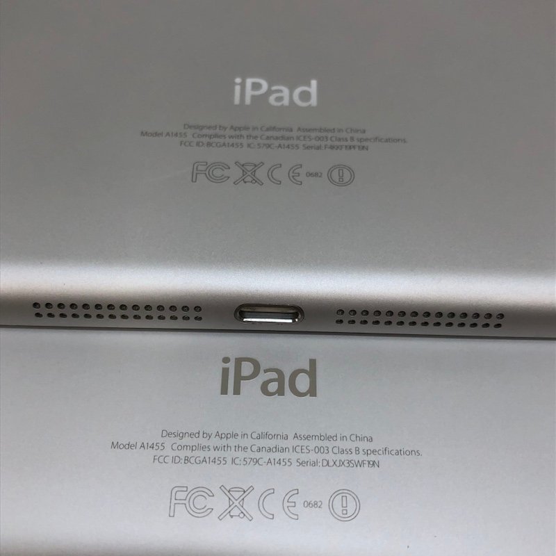 Apple iPad mini MD544J/A MD544TH/A A1455 32GB ホワイト Wi-Fi + Cellular 利用制限 au ◯ SIMフリー 2台セット 230928SK320162_画像6