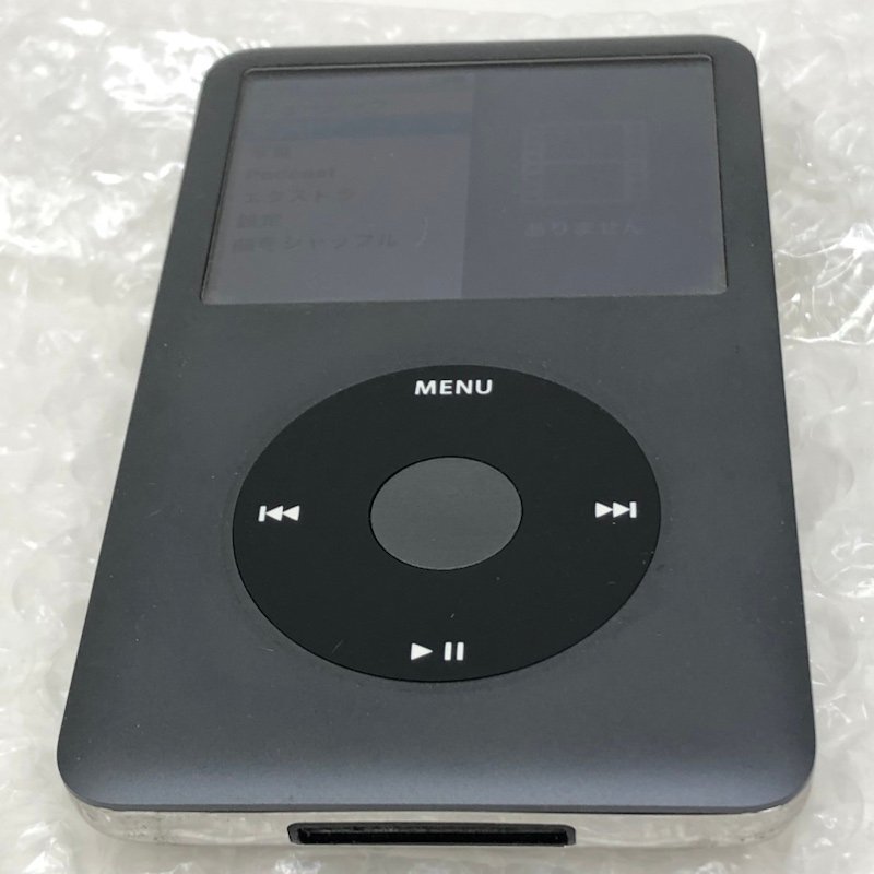 Apple iPod classic アップル アイポッド クラシック A1238 ブラック 160GB 本体のみ 231106SK240558_画像1