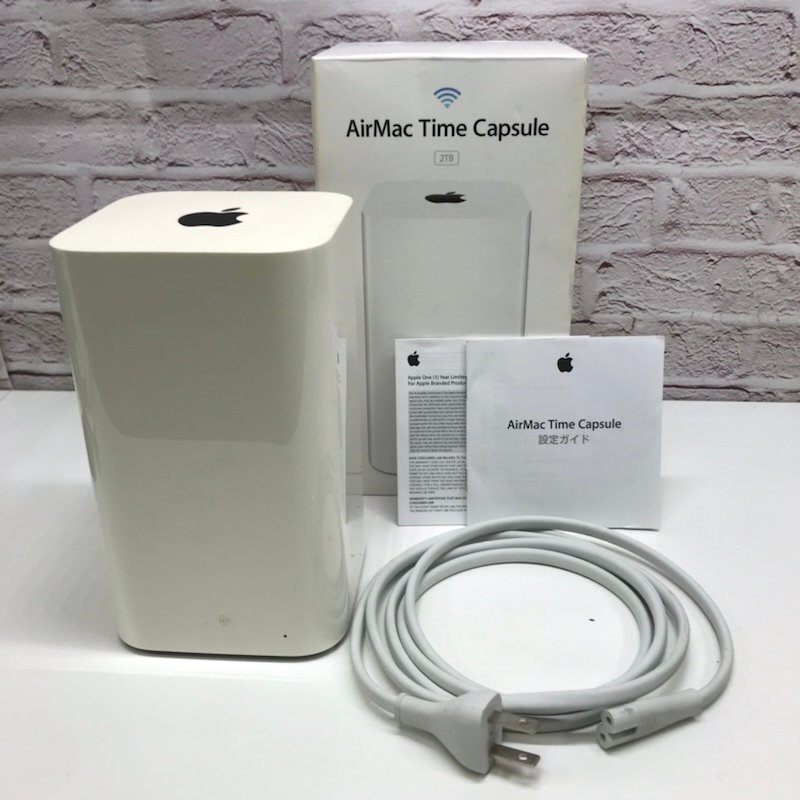 AirMac Time Capsule 2TB(A1470 ME177J/A) 2.4GHz・5GHz 無線LANルーター Wi-Fi 230209PT400066_画像1