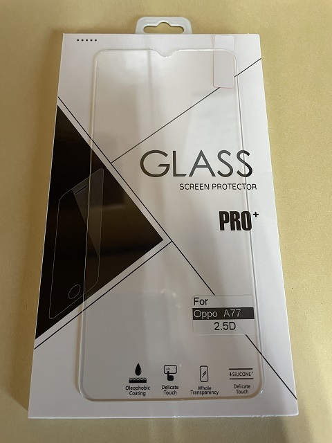 OPPO A77 A5 2020 ガラス 保護フィルム 旭硝子 2.5D 液晶保護 ガラスフィルム オッポ