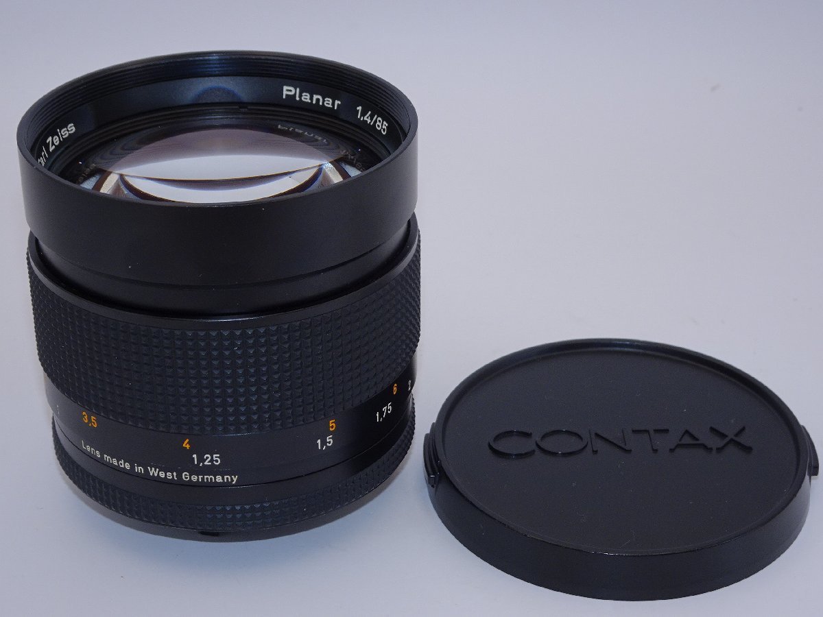 【外観特上級】CONTAX (コンタックス) PLANAR T*85MM F1.4 AE GERMANY_画像5