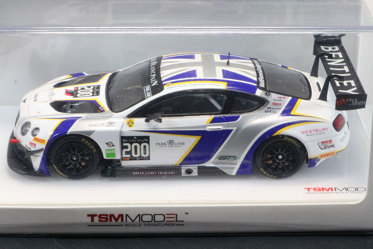 TSM154355 トゥルースケール 1/43 ベントレー GT3 ブランパン エンデュランス ジェネレーション 2014 No.200_画像4