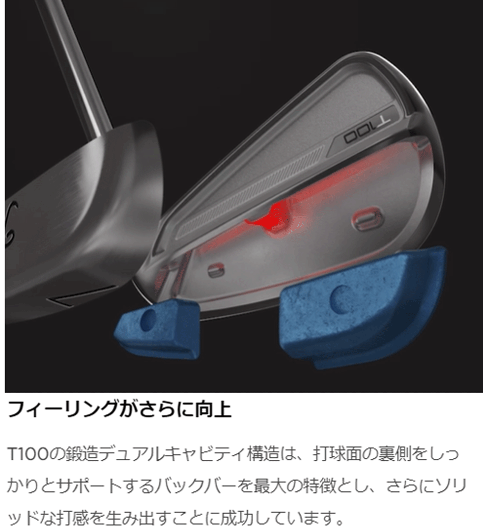 新品■タイトリスト■2023.8■T100■単品アイアン１本■WEDGE:50.0■NS PRO MODUS3 TOUR115 スチール■S■抜群のフィーリングと安定性■_画像4