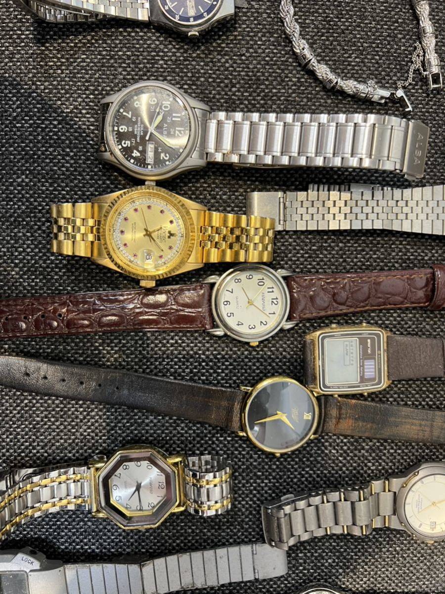 【1円スタート】ジャンク　腕時計　まとめ売り　SEIKO ALBA ATTESA など色々混ざっております。_画像8