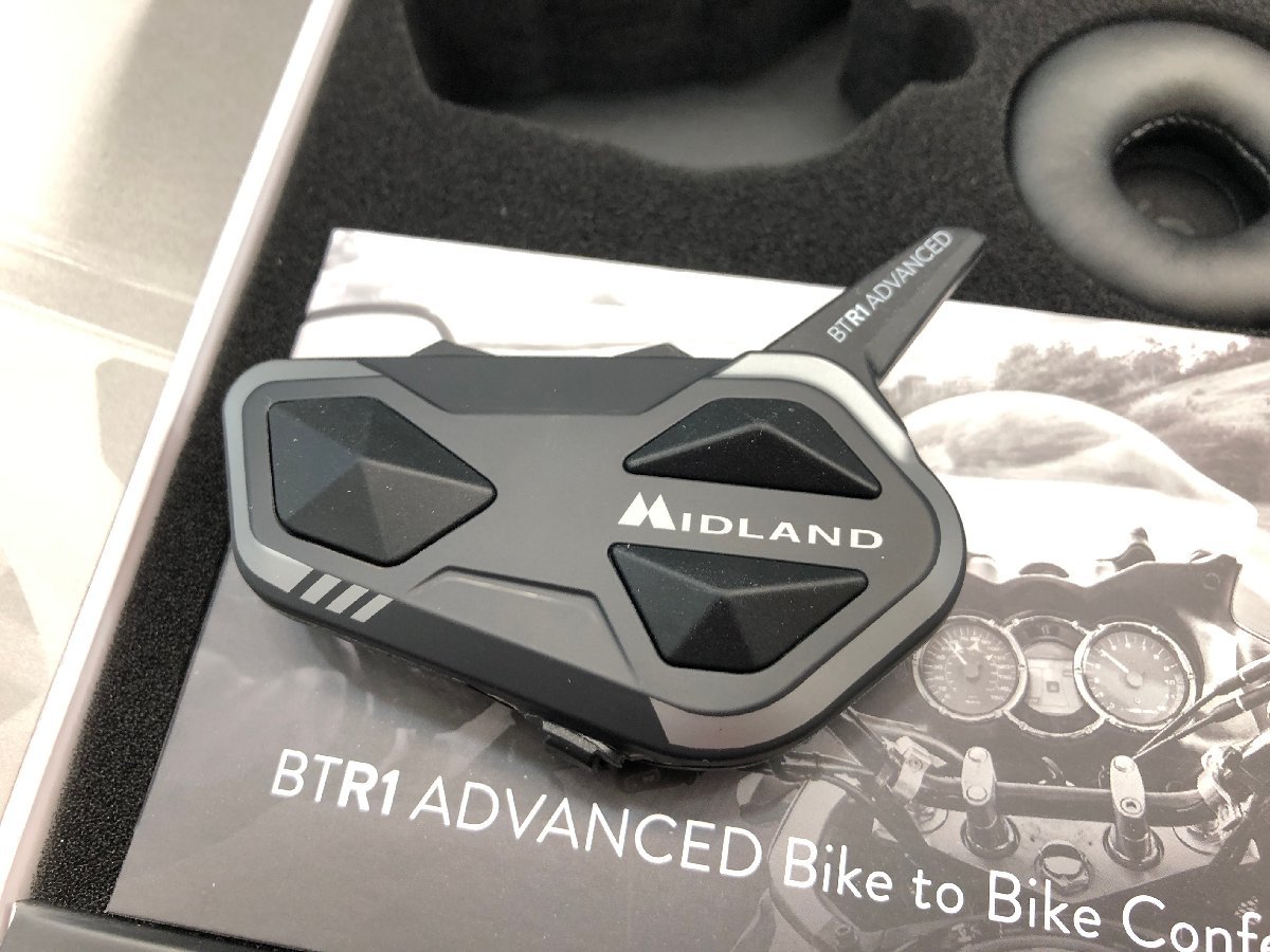 ○ 現状品 MIDLAND ミッドランド BT R1 ADVANCED シングルパック バイク用インカム 同梱不可 1円スタート_画像4